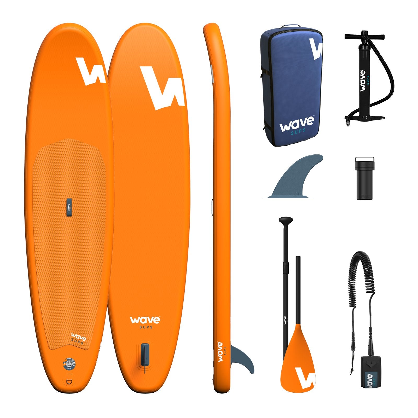 Cruiser SUP | Inflatable Stand-Up Paddle Board | 10/11ft | Orange SUP > Cruiser Wave Sups   