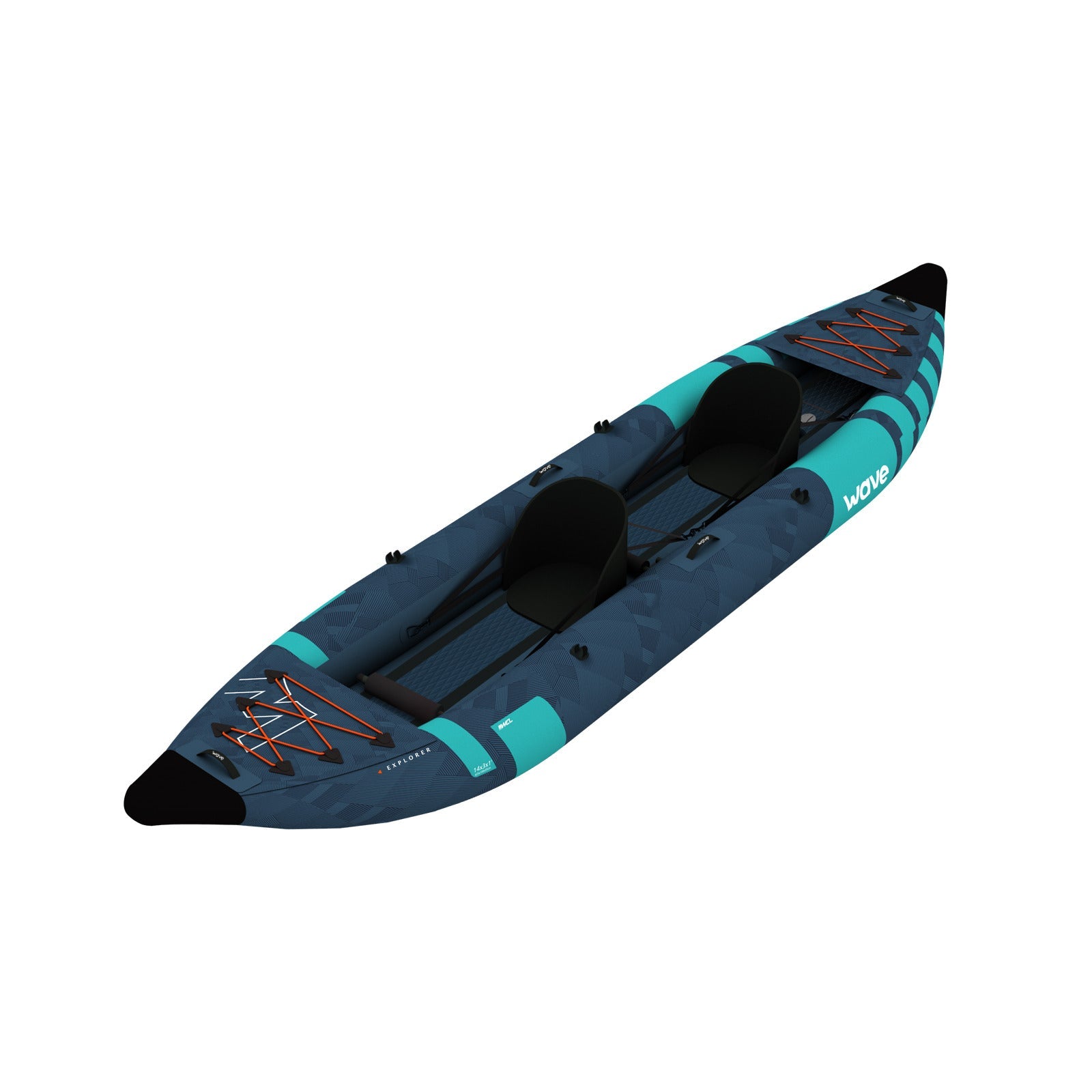 Explorer | Inflatable Kayak | PU-Stitch | 1-2/2-3 Seater Wave Sups