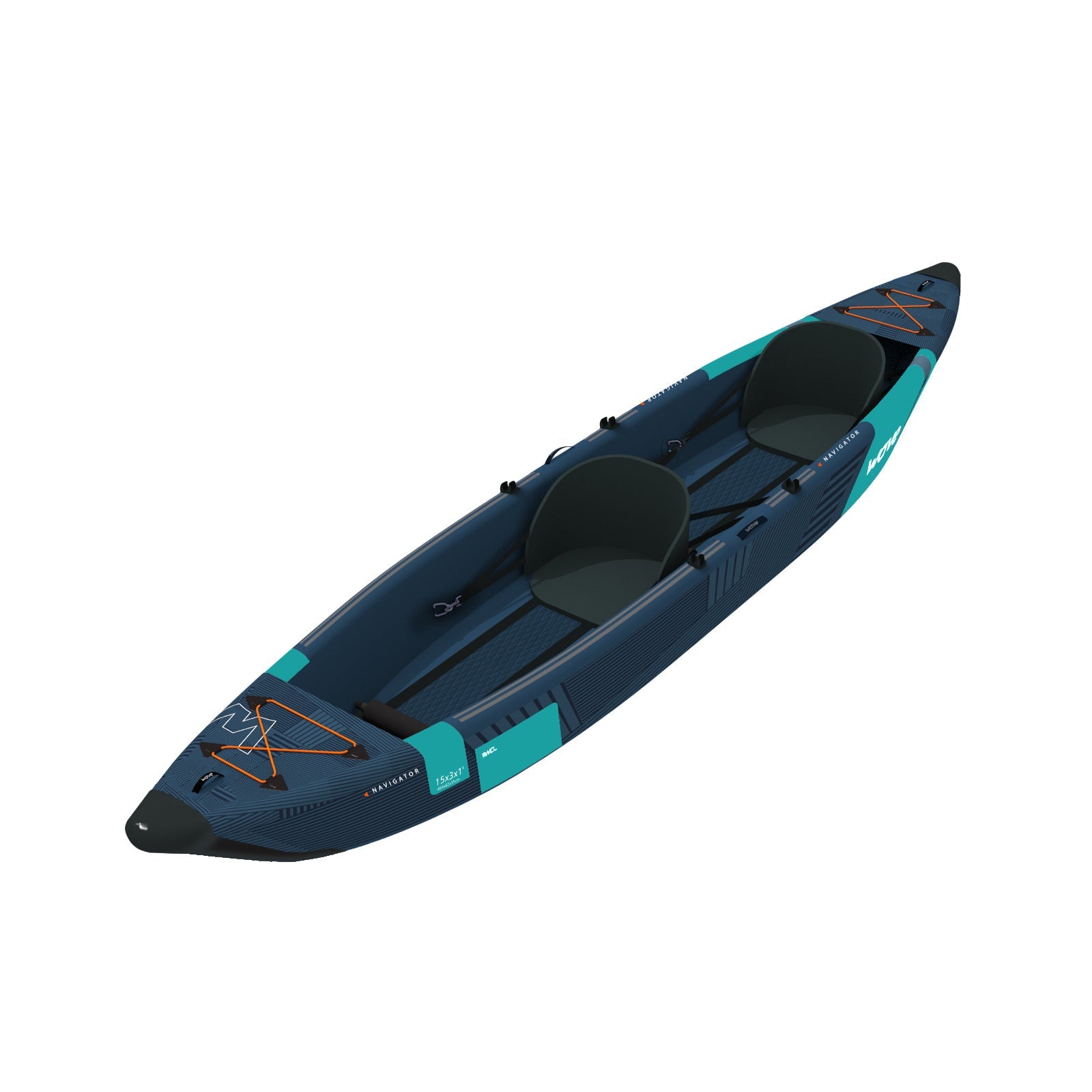 Navigator | Inflatable Kayak | Drop Stitch Kayak | 1-2/2-3 Seater  Wave Sups   