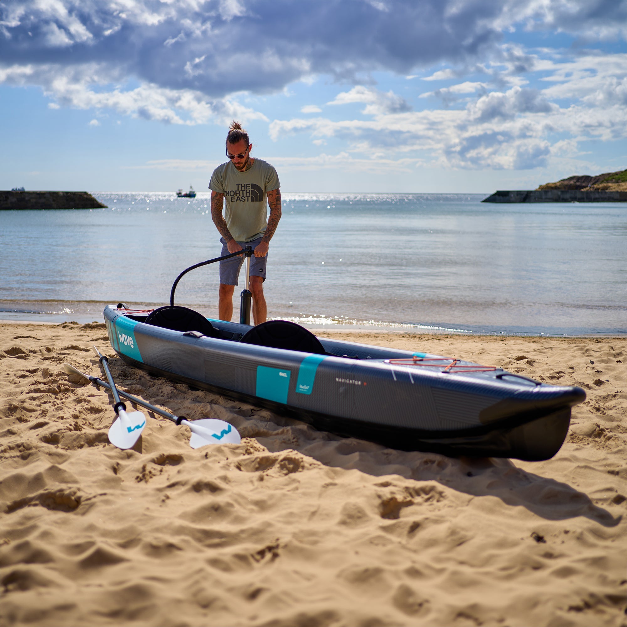 Navigator | Inflatable Kayak | Drop-Stitch | 1-Seater  Wave Sups   