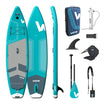 Pro SUP | Inflatable Stand-Up Paddle Board | 10/11ft | Aqua Inflatable Paddleboards Wave Sups Aqua 10ft | 305x79x15cm | (120x30x16") 