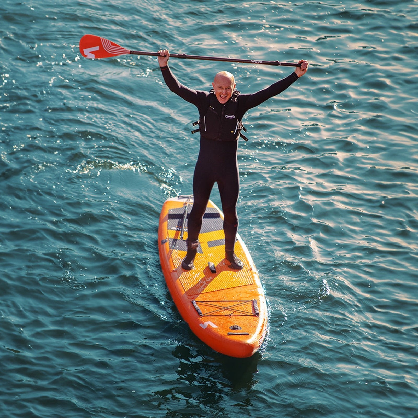 Pro SUP | Inflatable Stand-Up Paddle Board | 10/11ft | Orange Inflatable Paddleboards Wave Sups