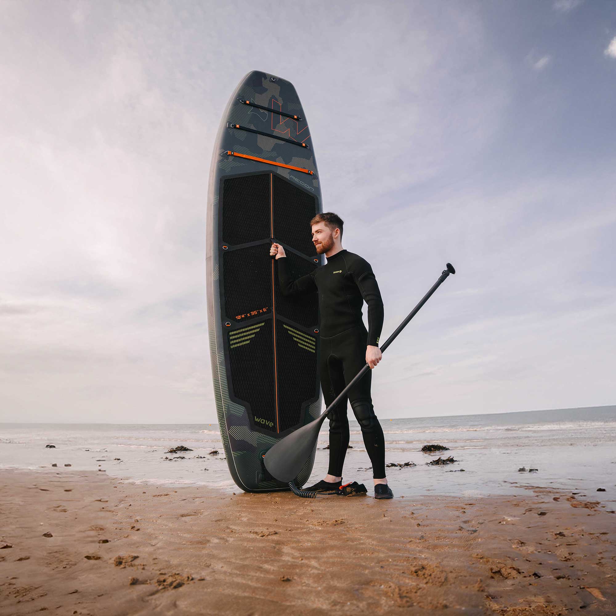 Recon SUP | Inflatable Paddle Board | 10'4ft | Green Inflatable Paddleboards Wave Sups   