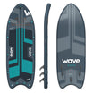 Super Pro SUP | Inflatable Stand-Up Paddle Board | 16ft | Navy  Wave Sups   