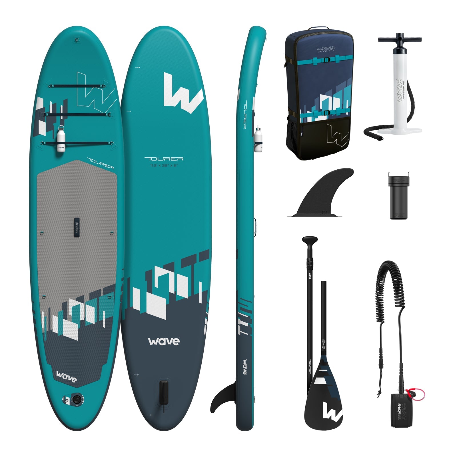 Tourer 2.0 SUP | Inflatable Paddle Board | 10'3/11'3ft | Aqua Inflatable Paddleboards Wave Sups
