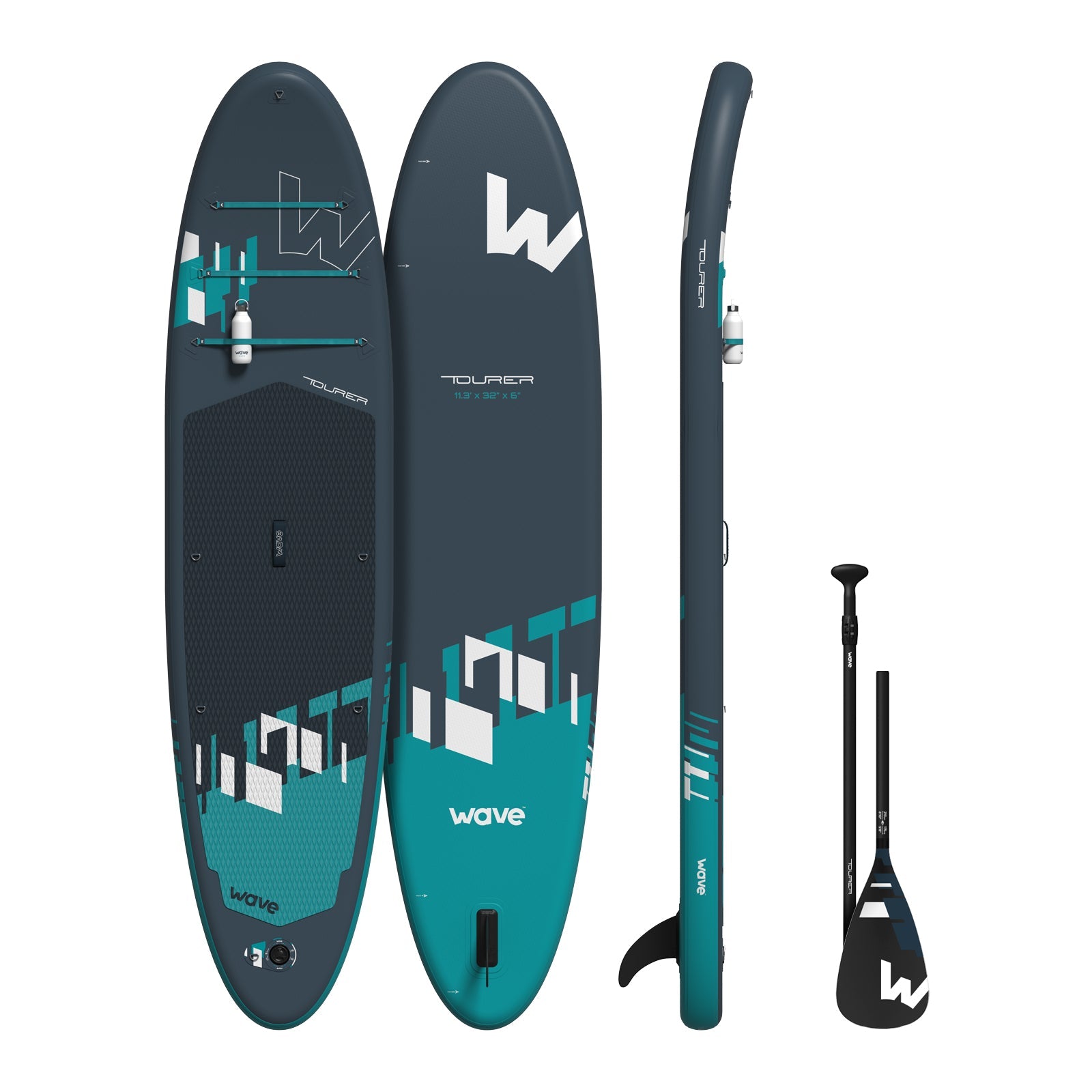 Tourer 2.0 SUP | Inflatable Paddle Board | 10'3/11'3ft | Navy Inflatable Paddleboards Wave Sups   