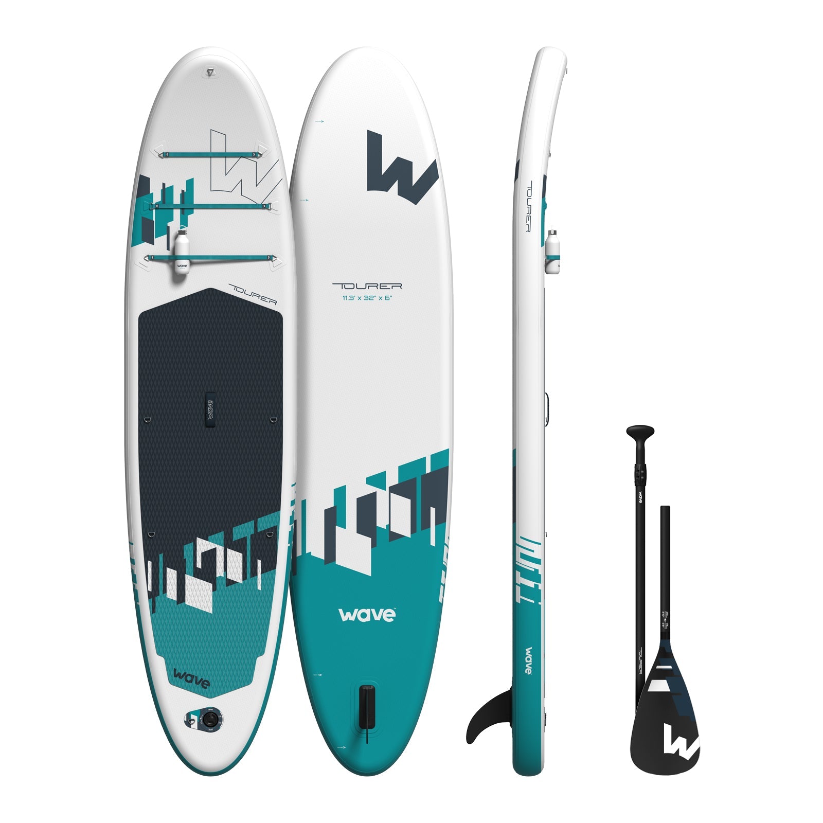Tourer 2.0 SUP | Inflatable Paddle Board | 10'3/11'3ft | White Inflatable Paddleboards Wave Sups