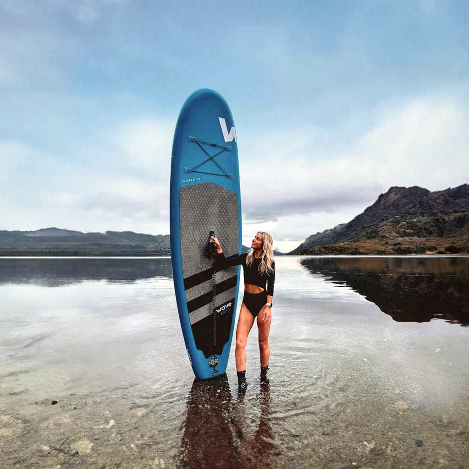 Tourer SUP | Inflatable Stand-Up Paddle Board | 10/11ft | Navy Inflatable Paddleboards Wave Sups   