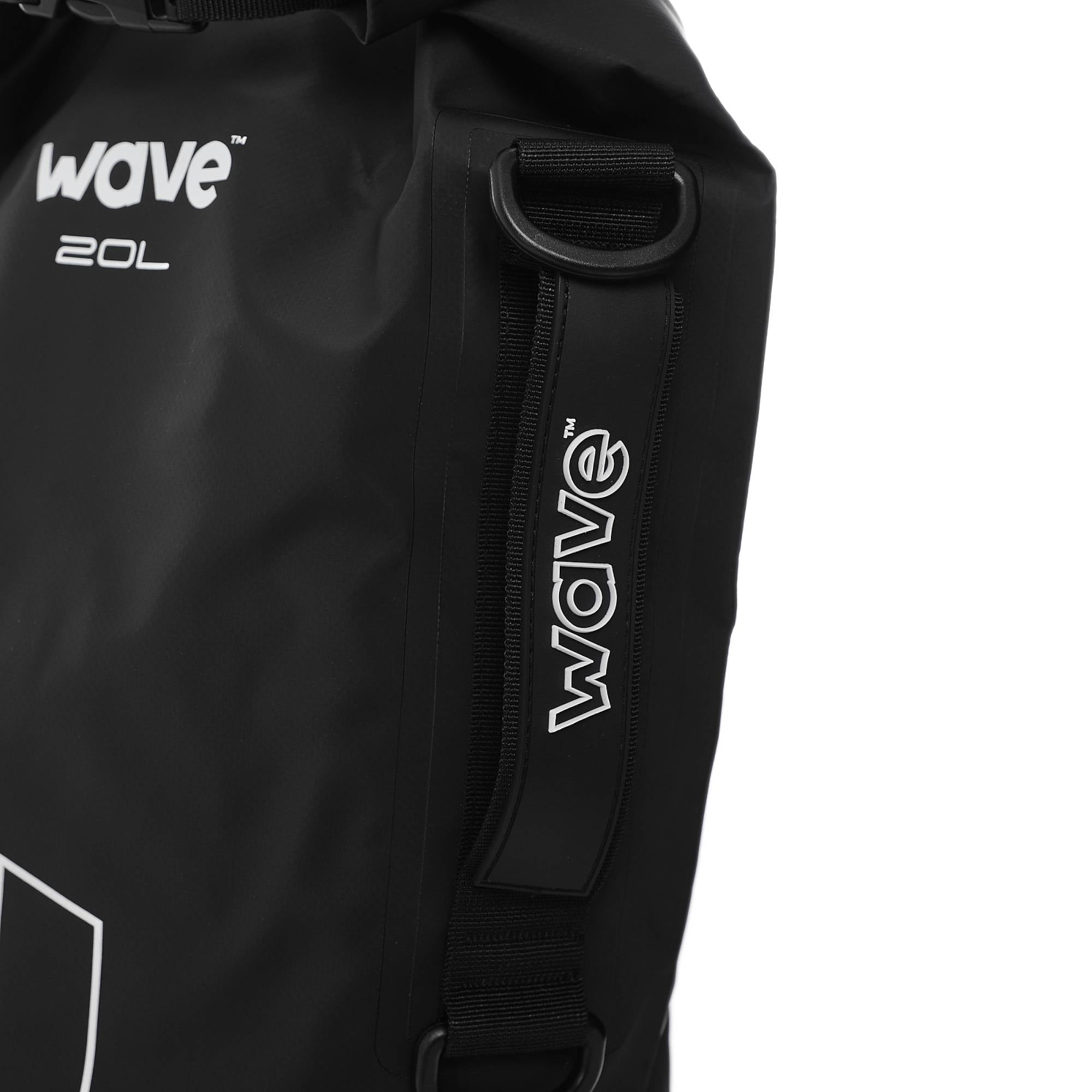Waterproof PVC Dry Bag | Black Dry Bag Wave Sups UK