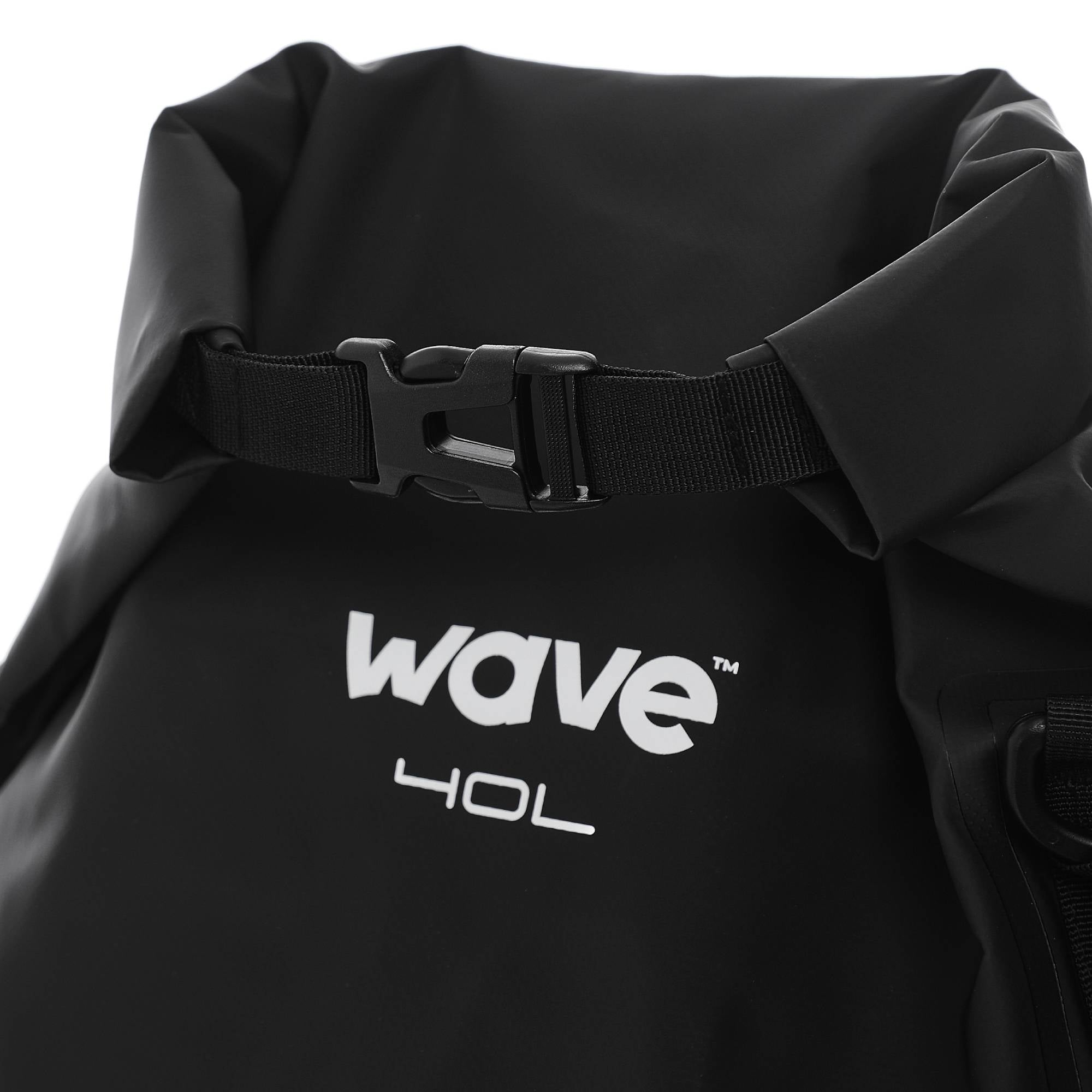 Waterproof PVC Dry Bag | Black Dry Bag Wave Sups UK
