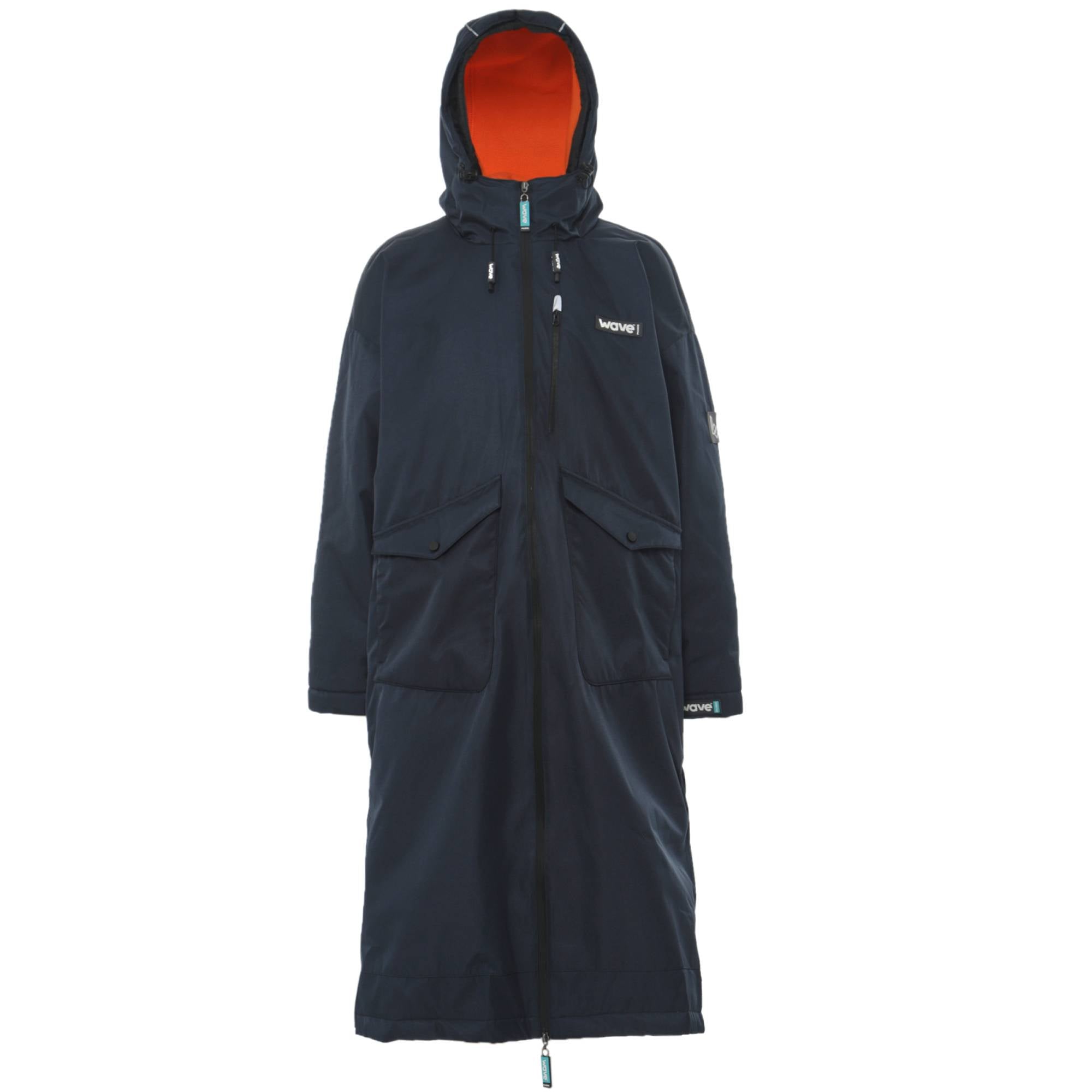 Wave 3 in 1 Waterproof & Windproof Changing Robe | Unisex | Navy Blue Wave Sups