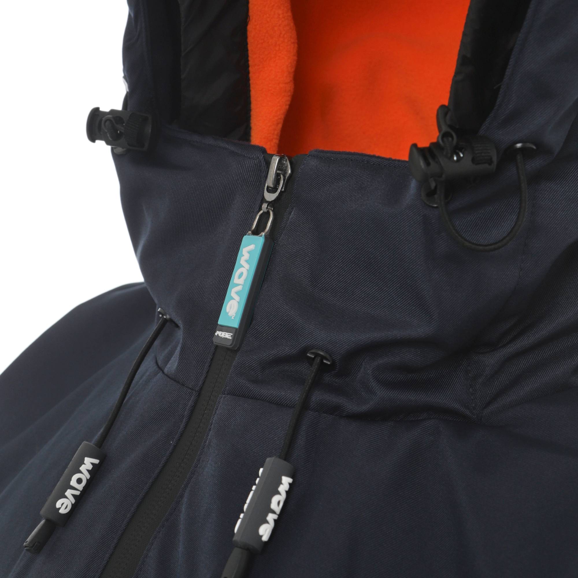 Wave 3 in 1 Waterproof & Windproof Changing Robe | Unisex | Navy Blue Wave Sups