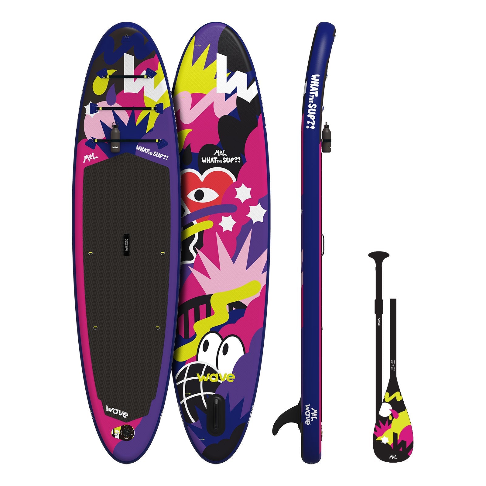 What The SUP?! | Inflatable Stand-Up Paddle Board | MUL Limited Edition | 10'9 Inflatable Paddleboards Wave Sups   
