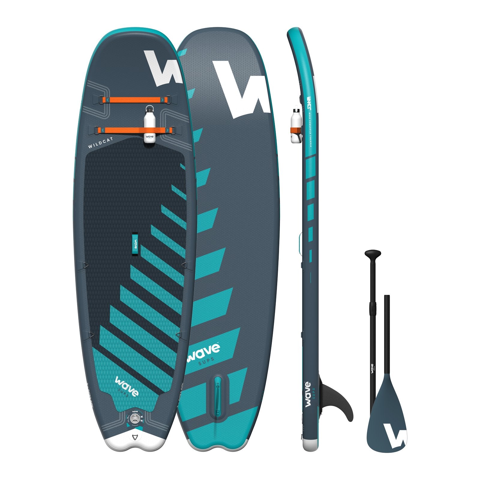 Wildcat SUP | Inflatable Stand-Up Paddle Board | Surf SUP Package | 8.6ft | Navy Inflatable Paddleboards Wave Sups Navy 8'6ft | 260x78x10cm