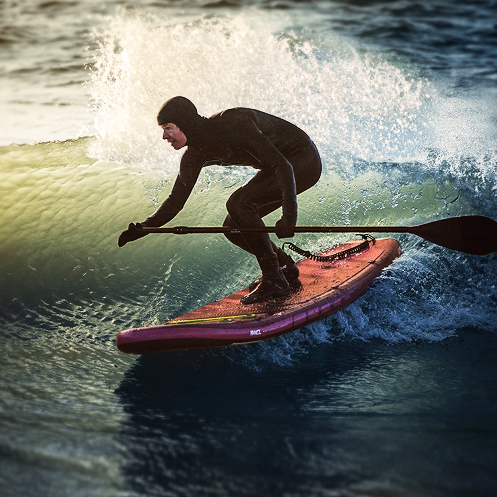 Wildcat SUP | Inflatable Stand-Up Paddle Board | Surf SUP Package | 8.6ft | Navy Inflatable Paddleboards Wave Sups