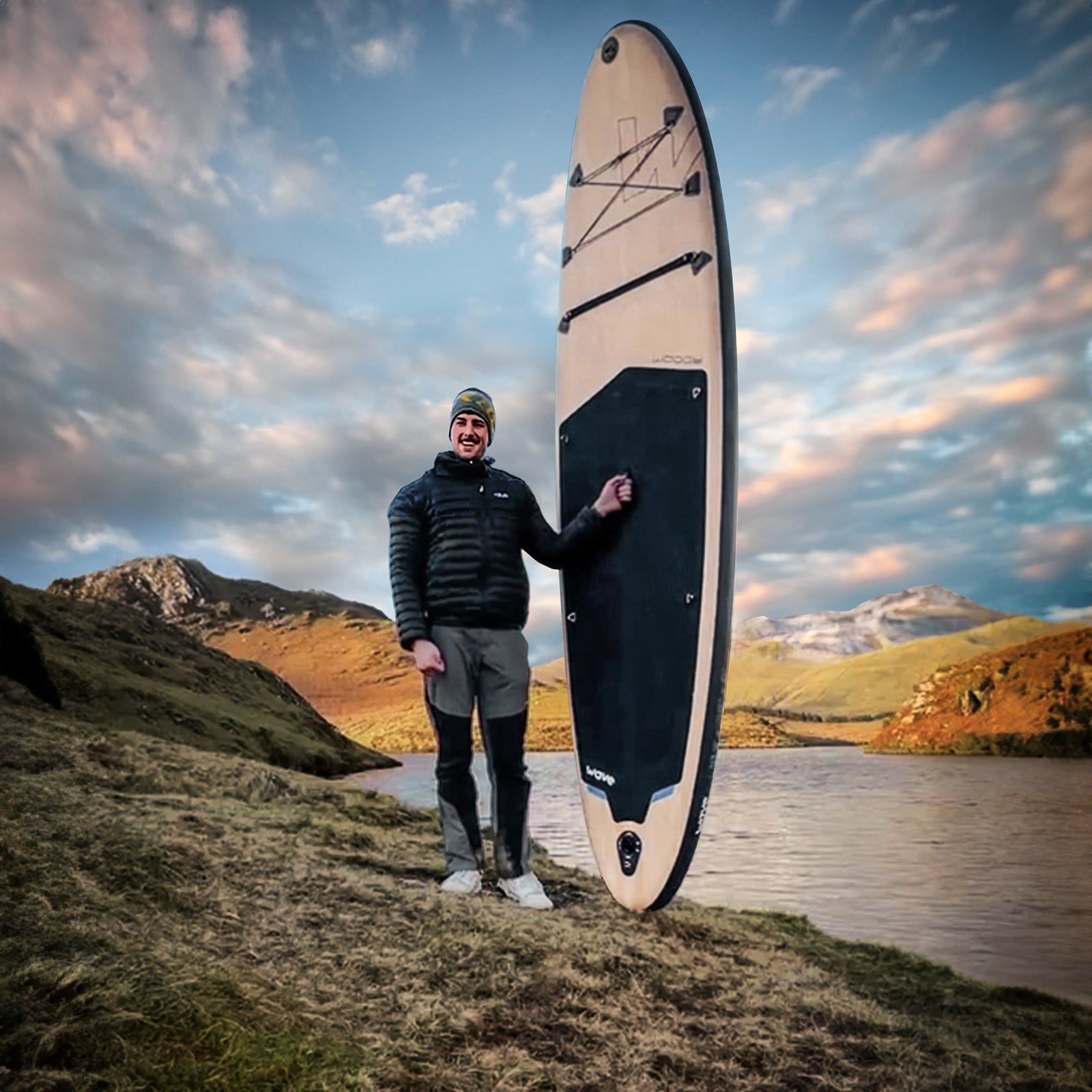 Woody 2.0 SUP | Inflatable Paddle Board | 10'9ft | Navy Inflatable Paddleboards Wave Sups   